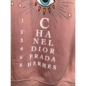 LA Trading Co. Crewneck Sweatshirt Womens S/M Rose EUC So Soft! Designer Brands